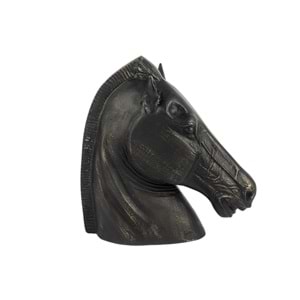 SİYAH AT BÜST 36x16x37 CM